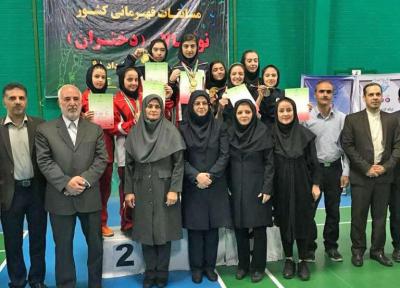 قهرمانان مسابقات بدمینتون نونهالان دختر کشور معین شدند