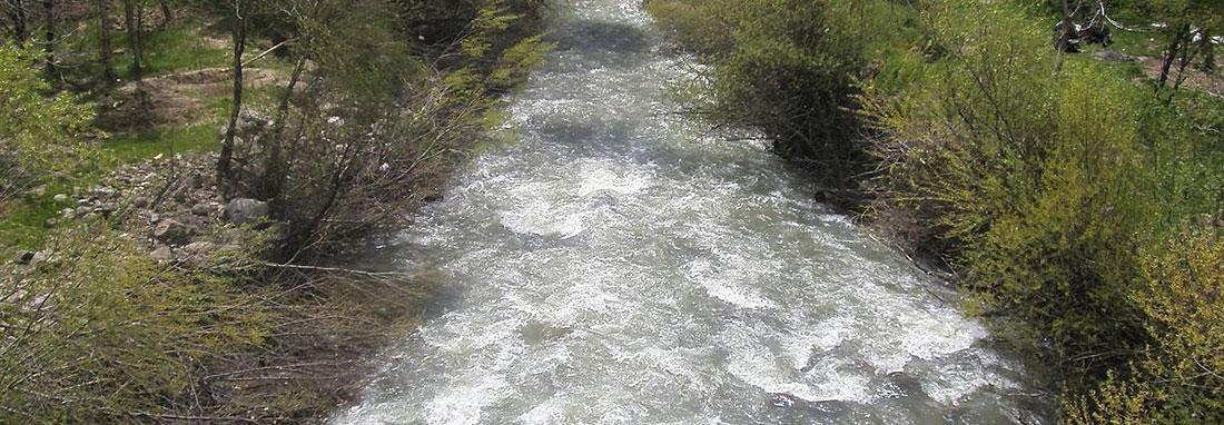 هشدار آب منطقه ای به گردشگران ، نزدیک شدن به رودخانه های کرج و طالقان خطرناک است