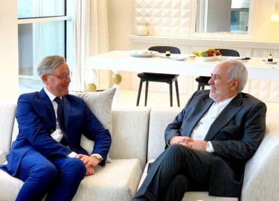 ظریف با یک مقام آلمانی دیدار کرد
