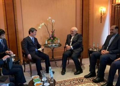ملاقات ظریف با وزرای خارجه ژاپن و اسپانیا و رئیس گروه مردم در مجلس اروپا در مونیخ؛ محور گفت و گوها، اوضاع غرب آسیا