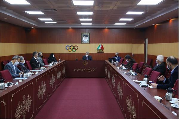 شصت و یکمین نشست هیات اجرایی کمیته ملی المپیک برگزار شد