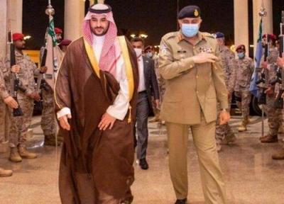 خودداری محمد بن سلمان از دیدار با رئیس ستاد مشترک ارتش پاکستان