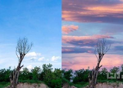 تغییر آسمان در تصاویر با هوش مصنوعی فوتوشاپ
