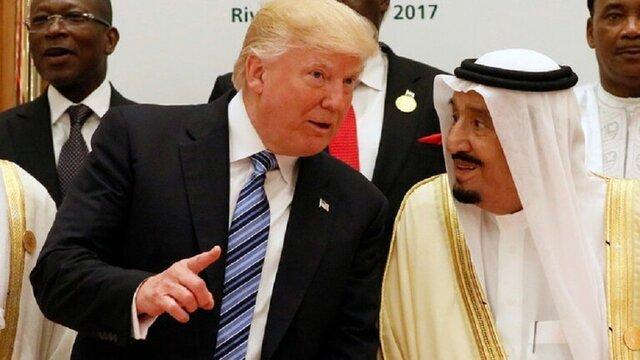 گفتگوی ترامپ با پادشاه عربستان در خصوص حل اختلاف با قطر