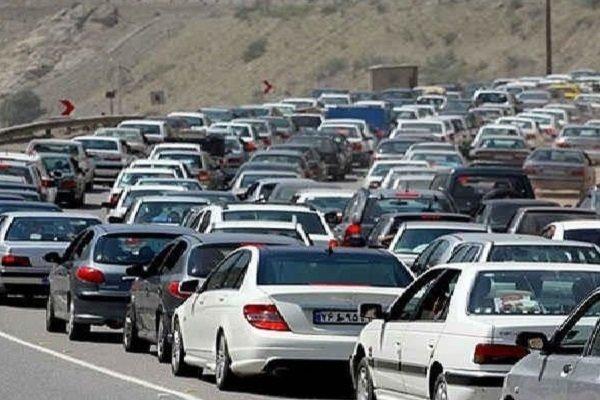 ترافیک سنگین در محور دماوند - فیروزکوه