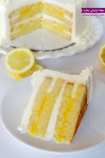 طرز تهیه کیک لیمو ترش ساده و خوشمزه