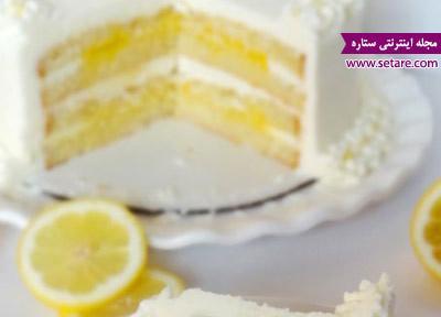 طرز تهیه کیک لیمو ترش ساده و خوشمزه