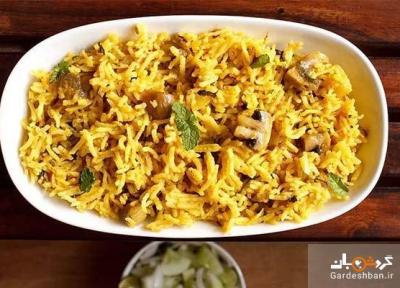 طرز تهیه بریانی قارچ هندی