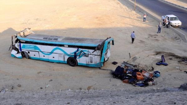 19 کشته در تصادف اتوبوسی در مصر
