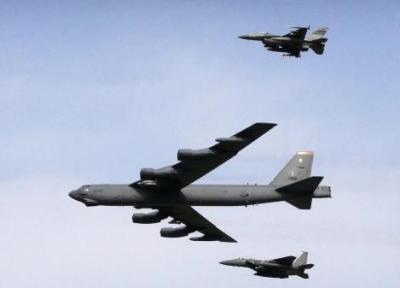 نمایش بمب افکن B، 52 آمریکا در برابر تهدید کره شمالی