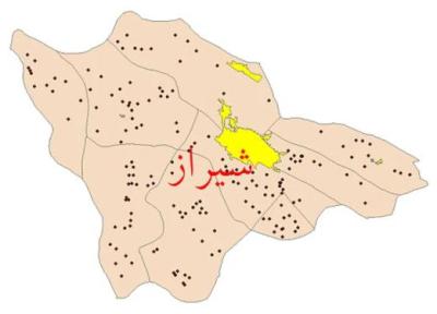 فاصله شیراز از شهرهای مهم ایران